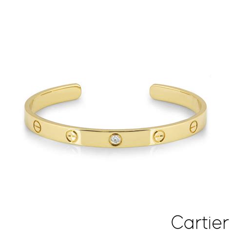 cartier love cuff|Cartier love cuff with diamond.